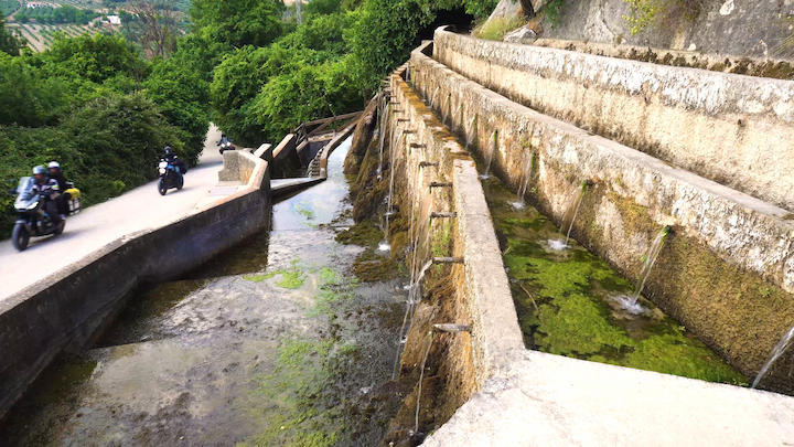 A water fountain